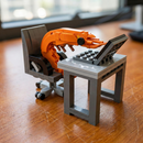 Camarão Corporativo: O Boneco que Salva sua Coluna (Compatível Lego)