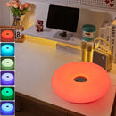 Luminária de Mesa Donut — Design Minimalista com Controle Touch (RGB ou Laranja Vintage)