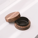 Cinzeiro de Nogueira (À Prova de Vento)  — Design em Madeira com Tampa e Interior em Inox